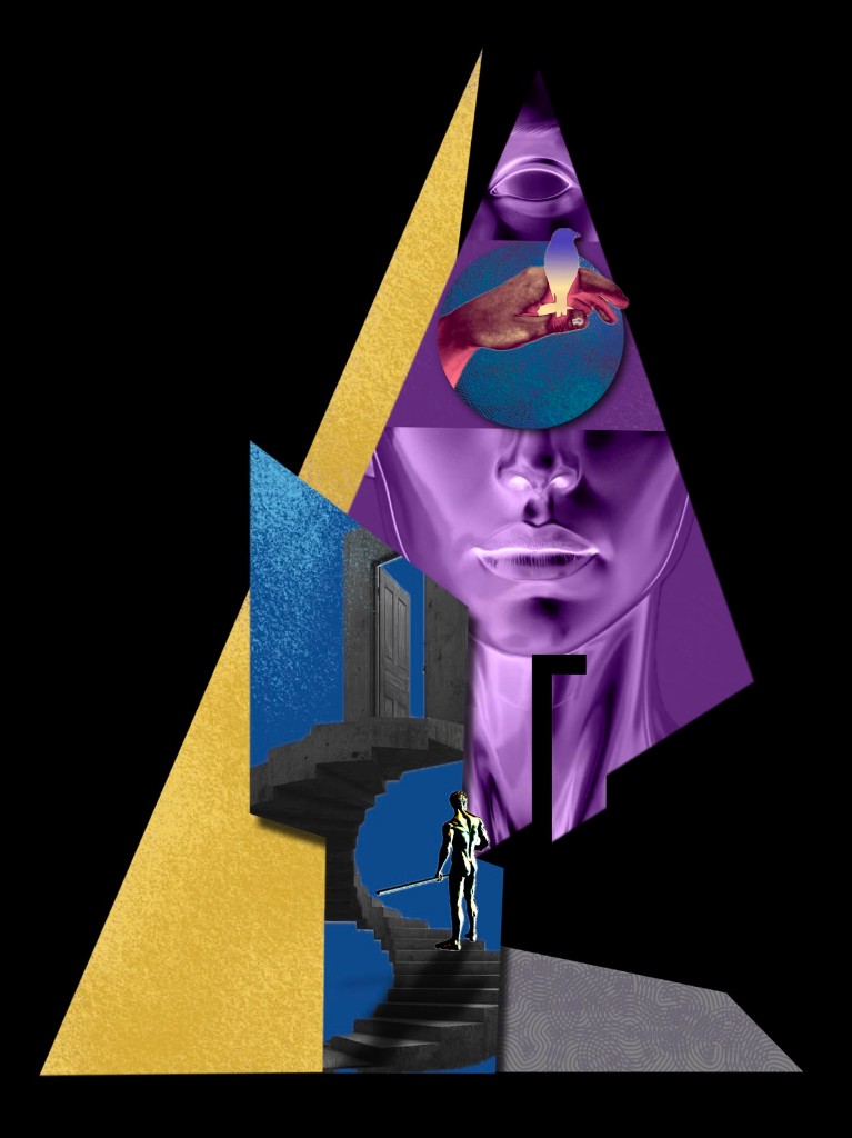 Arte Portal aplicado al buzo Tinoco